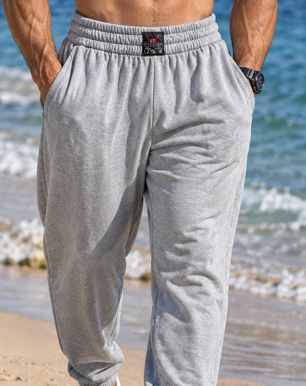 701 Stonewashed Pants Grey