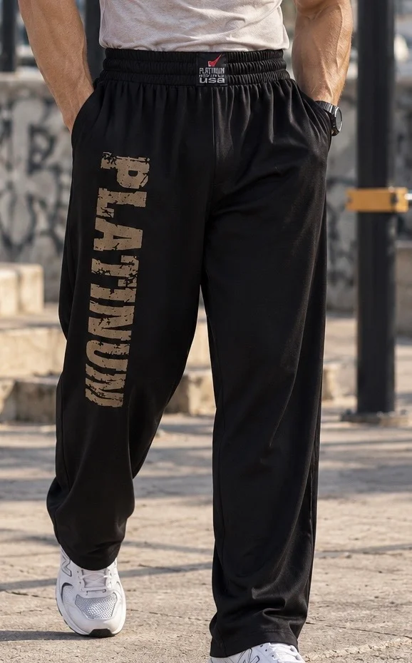 110 Jersey Pants w/gold logo