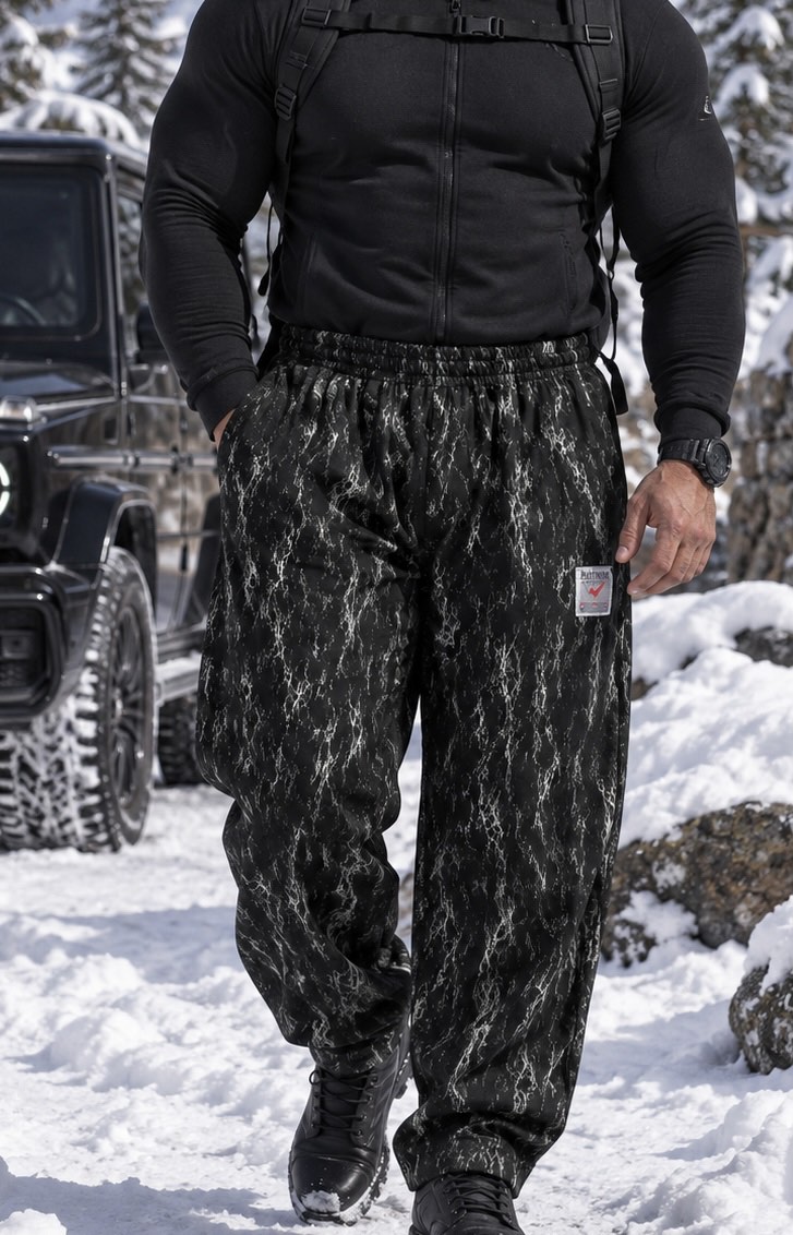 203 Microfiber Pants  Black Wood